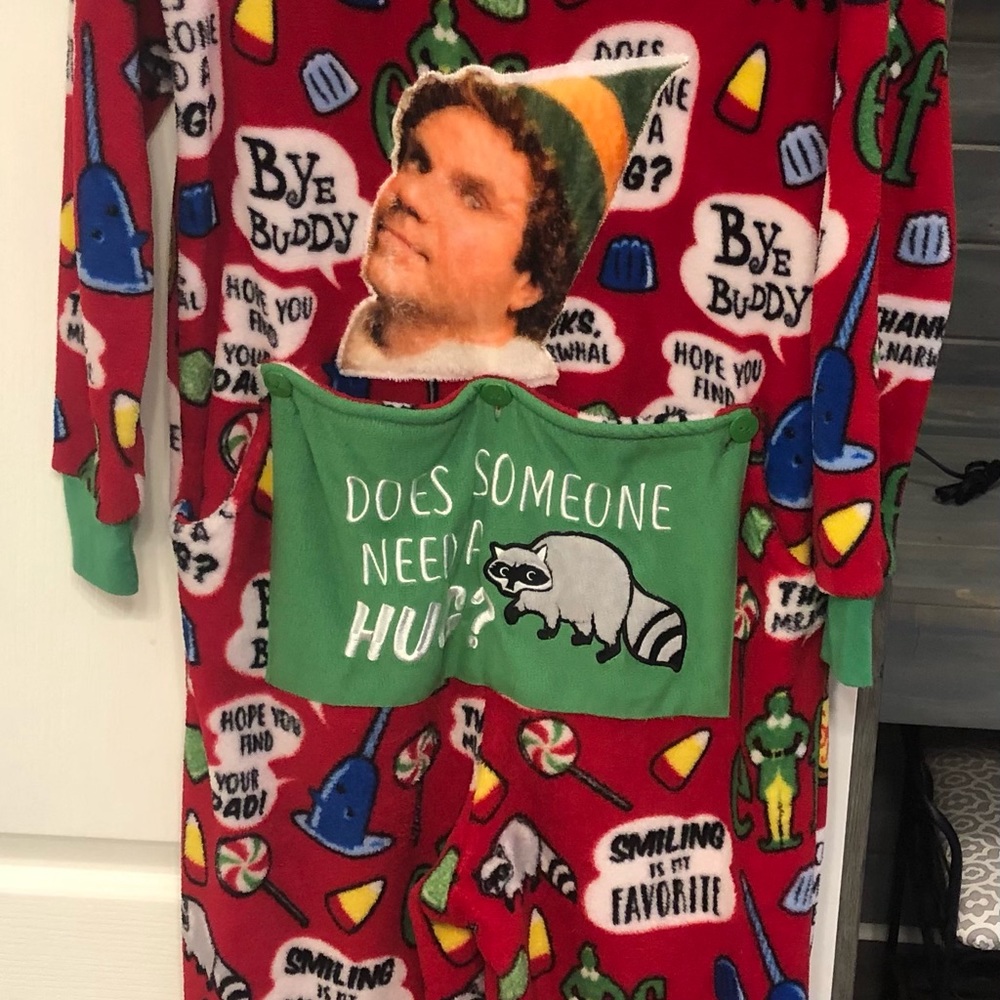 Elf one-piece, cozy pajamas